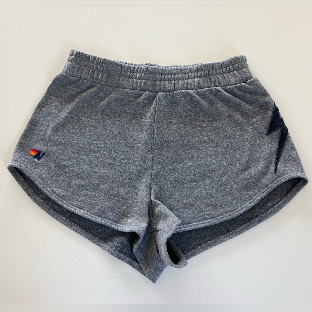 AVIATOR NATION Bolt Stitch Lounger Shorts in Heather Gray | Medium 🌈⚡️